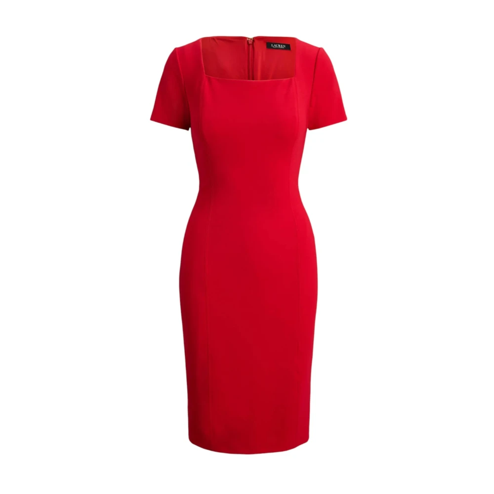 Ralph Lauren Donna Rosso Abiti, Xs, New,