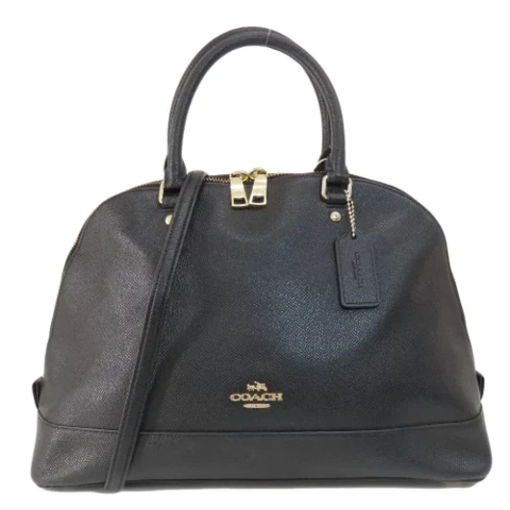 Coach Pre-owned Leather handbags Black Dames