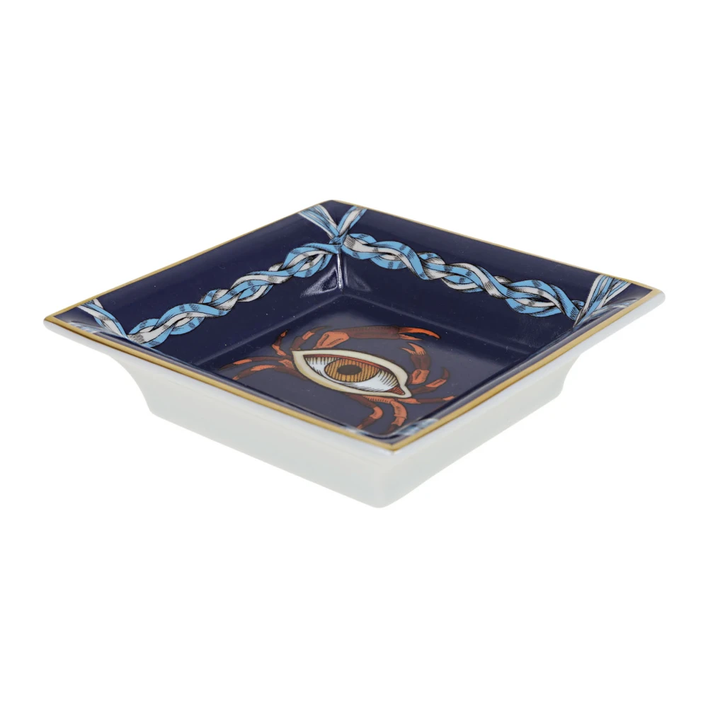 La DoubleJ Krab Trinket Tray Blue Dames