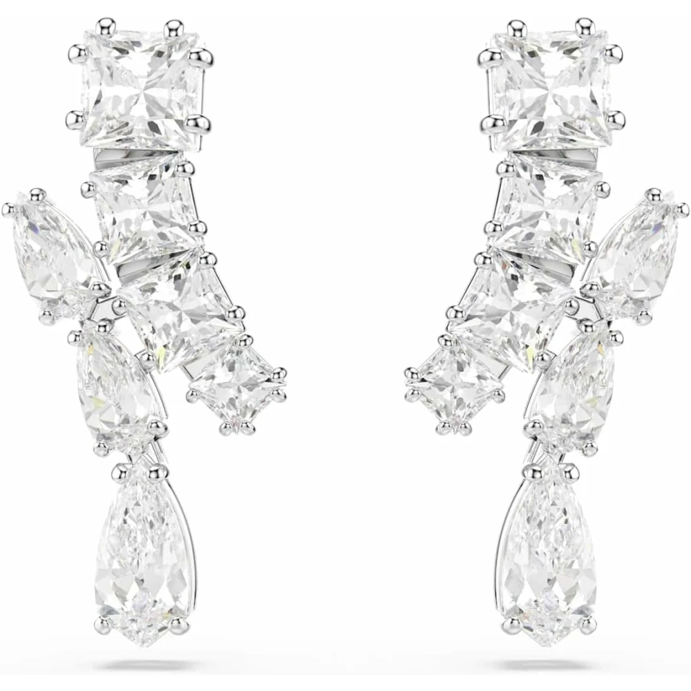 Swarovski - Elegante Kristallstecker Ohrringe - Accessories - Damen - Grau - One Size - Bild 3