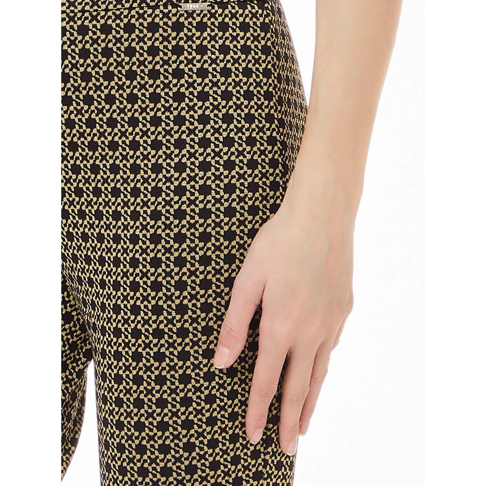 Liu Jo Beige Slim Milano Broek Multicolor Dames
