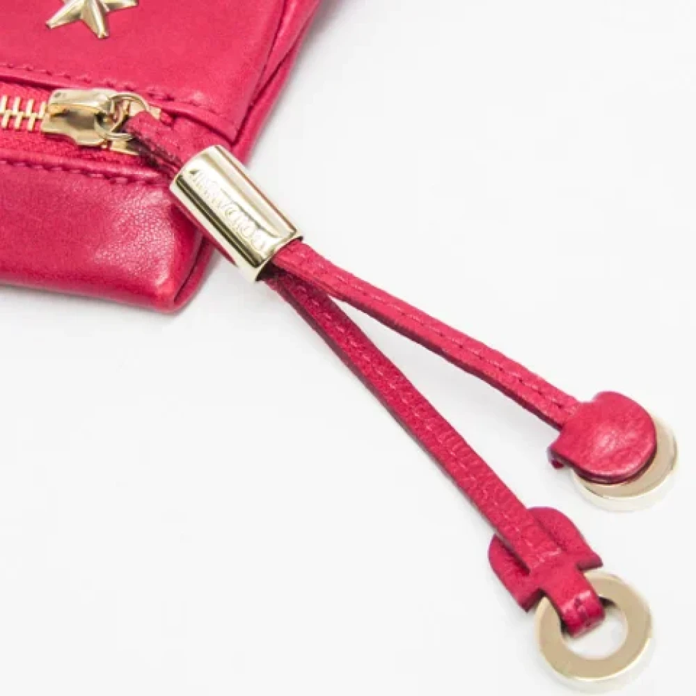Jimmy Choo Pre-owned Leather clutches Pink Dames