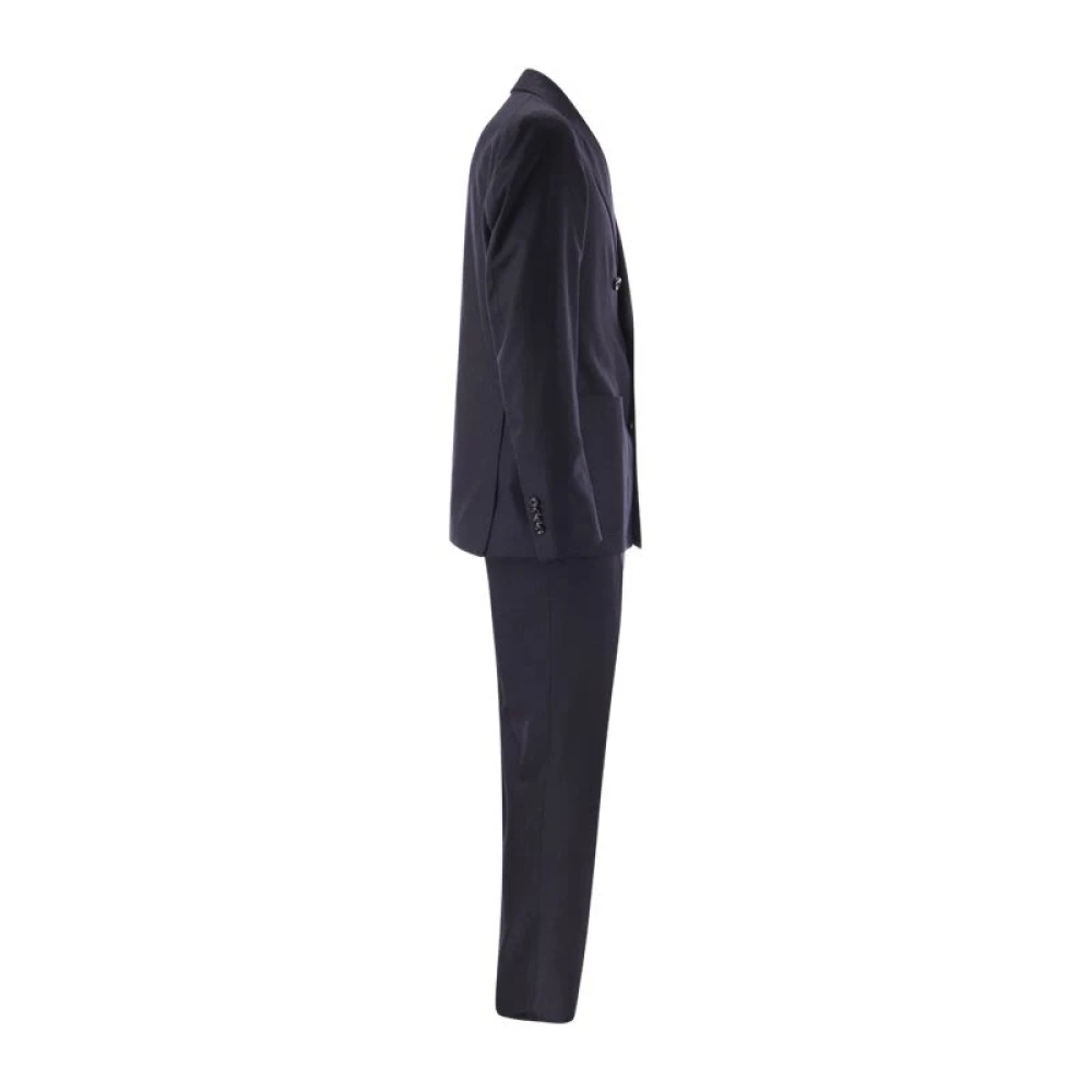 Tagliatore Pak van wol en kasjmier Blue Heren
