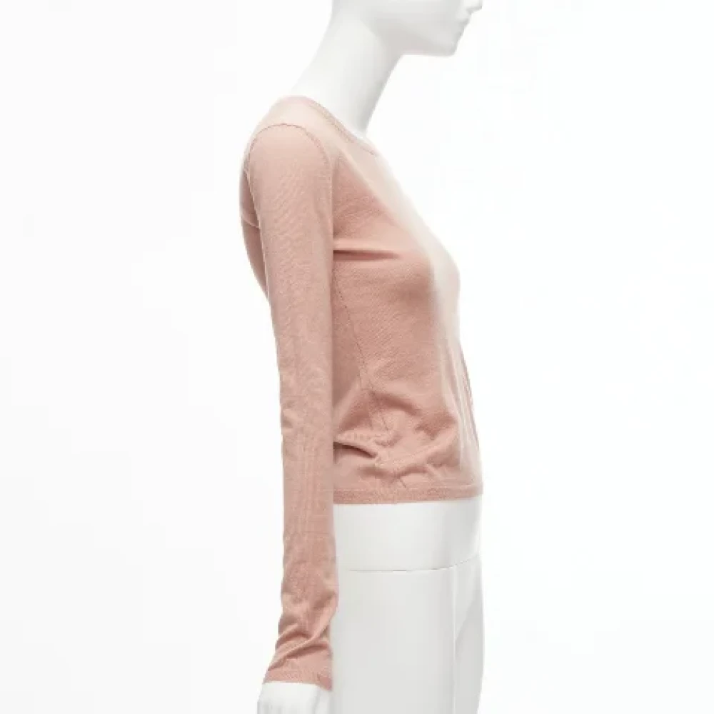 Miu Pre-owned Wool tops Pink Dames