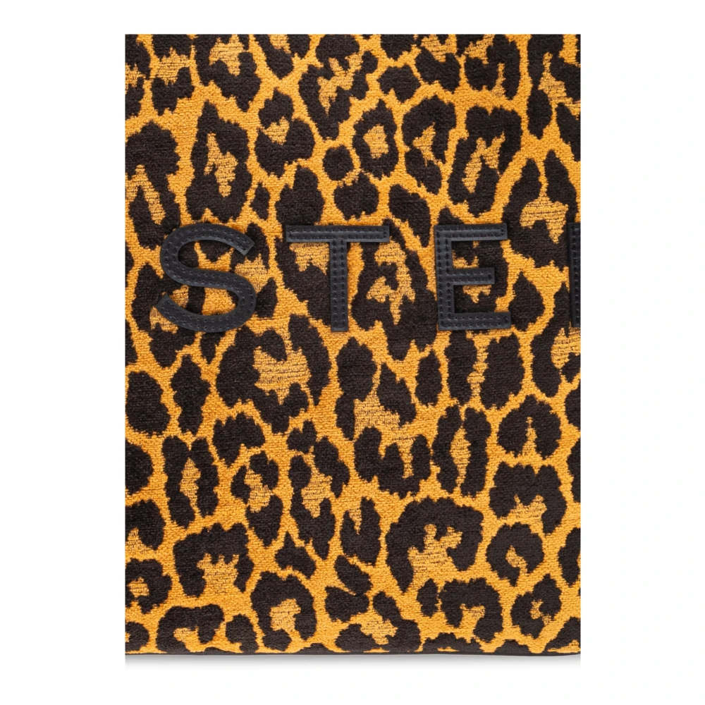 Stella Mccartney Dierenprint shopper tas Brown Dames