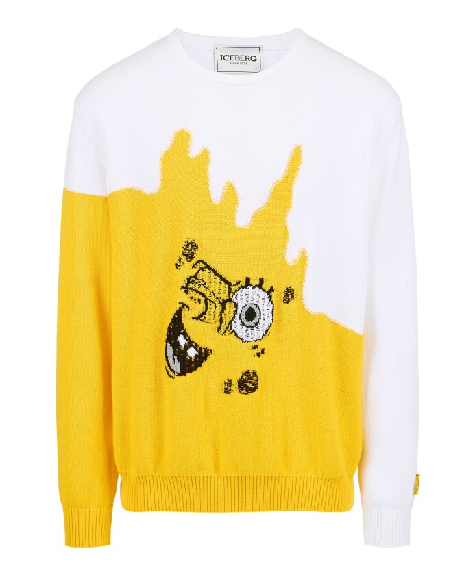 pull-en-coton-multicolore-avec-motif-spongebob