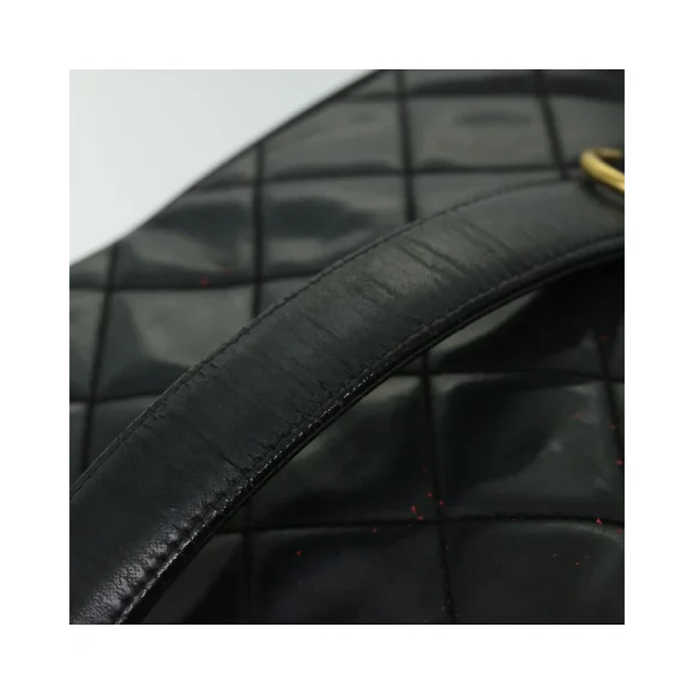 Chanel Vintage Pre-owned Leather home-office Black Dames