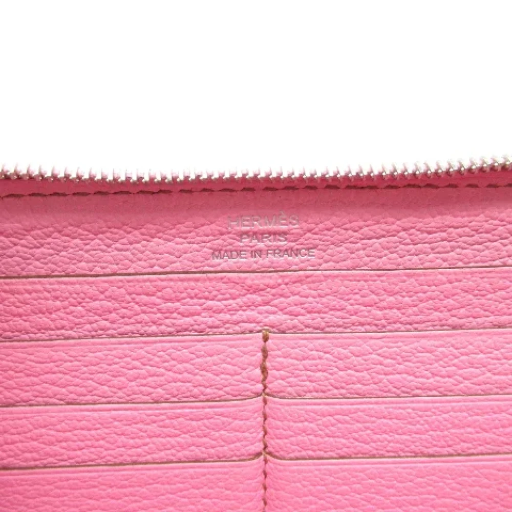 Hermès Vintage Pre-owned Leather wallets Pink Dames
