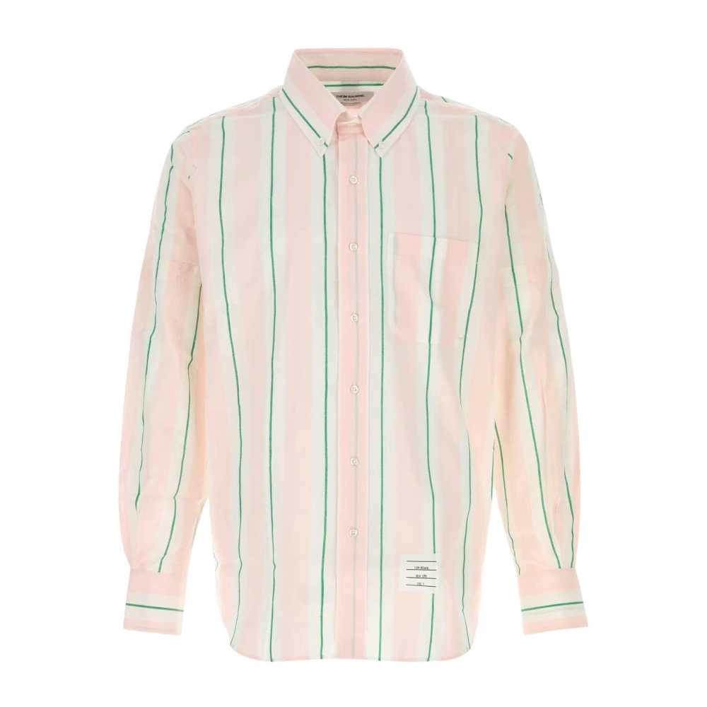 Thom Browne Men's Multicolor Striped Button-Down Shirt - Casual Shirts - S - Shirts