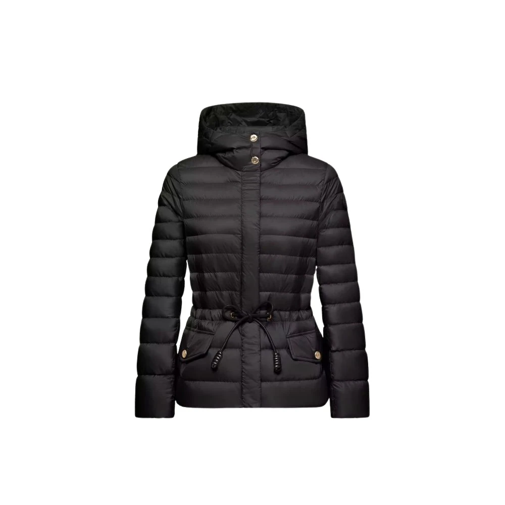 Moncler Raies Hooded Short Down Jacket - Female - Down Jackets - Black - 2XL - Jackets