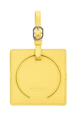 yellow-round-squadre-luggage-tag