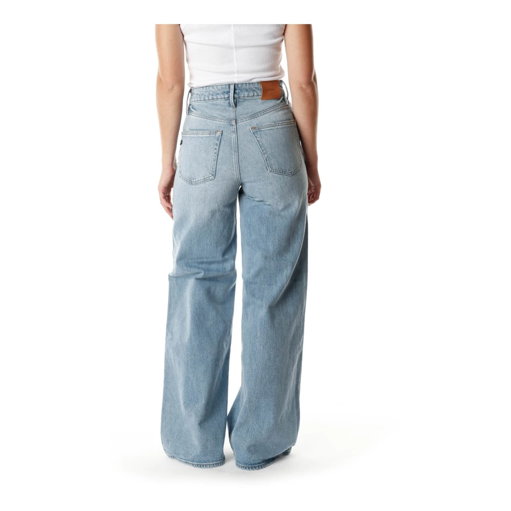 Denham Flared High Waist Jeans Blue Dames