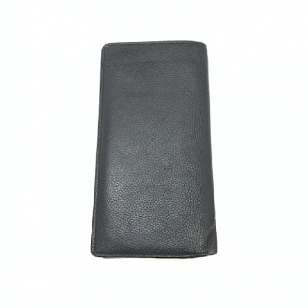 Louis Vuitton Vintage Pre-owned Leather wallets Black Heren