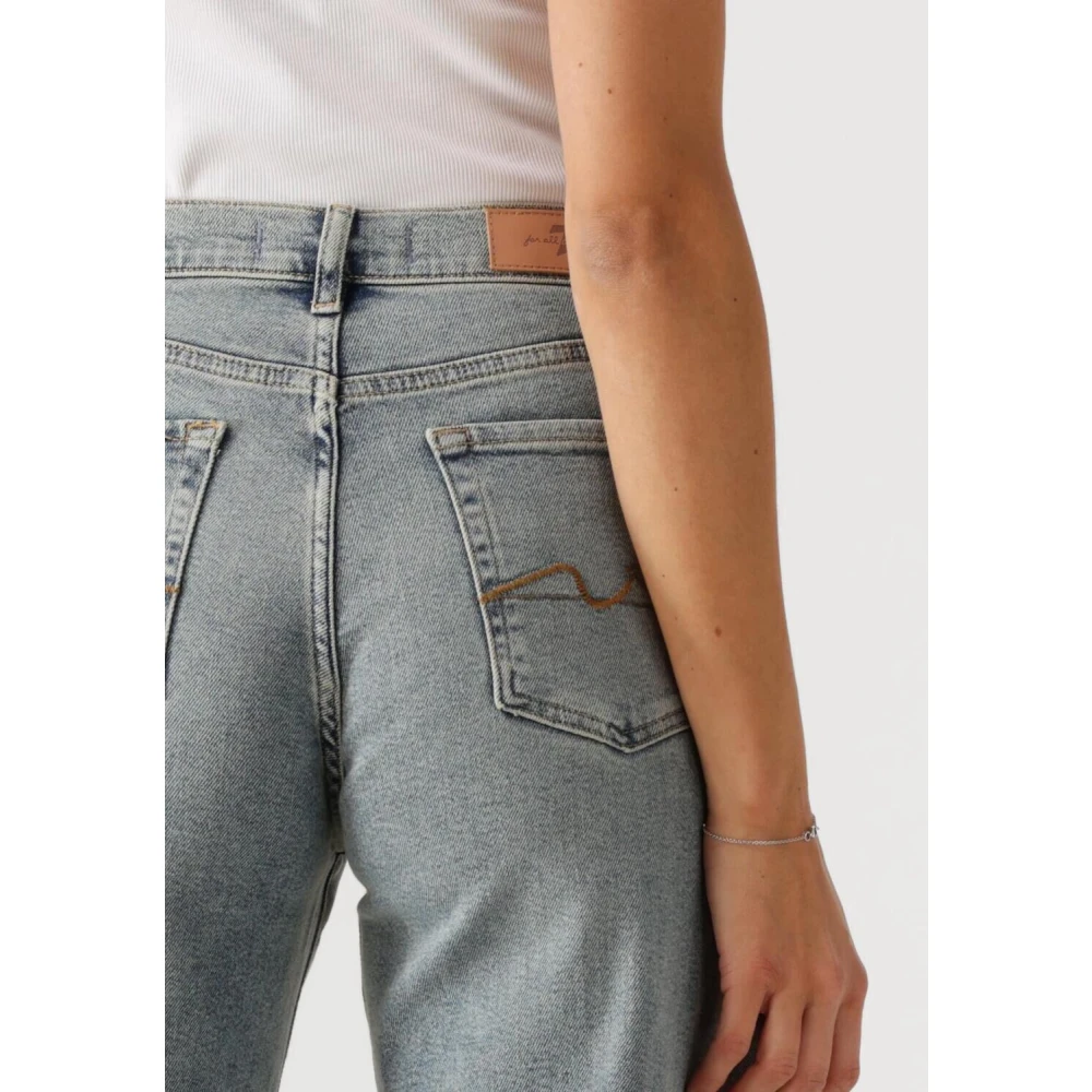 7 For All Mankind Jeans Flare Blue Dames