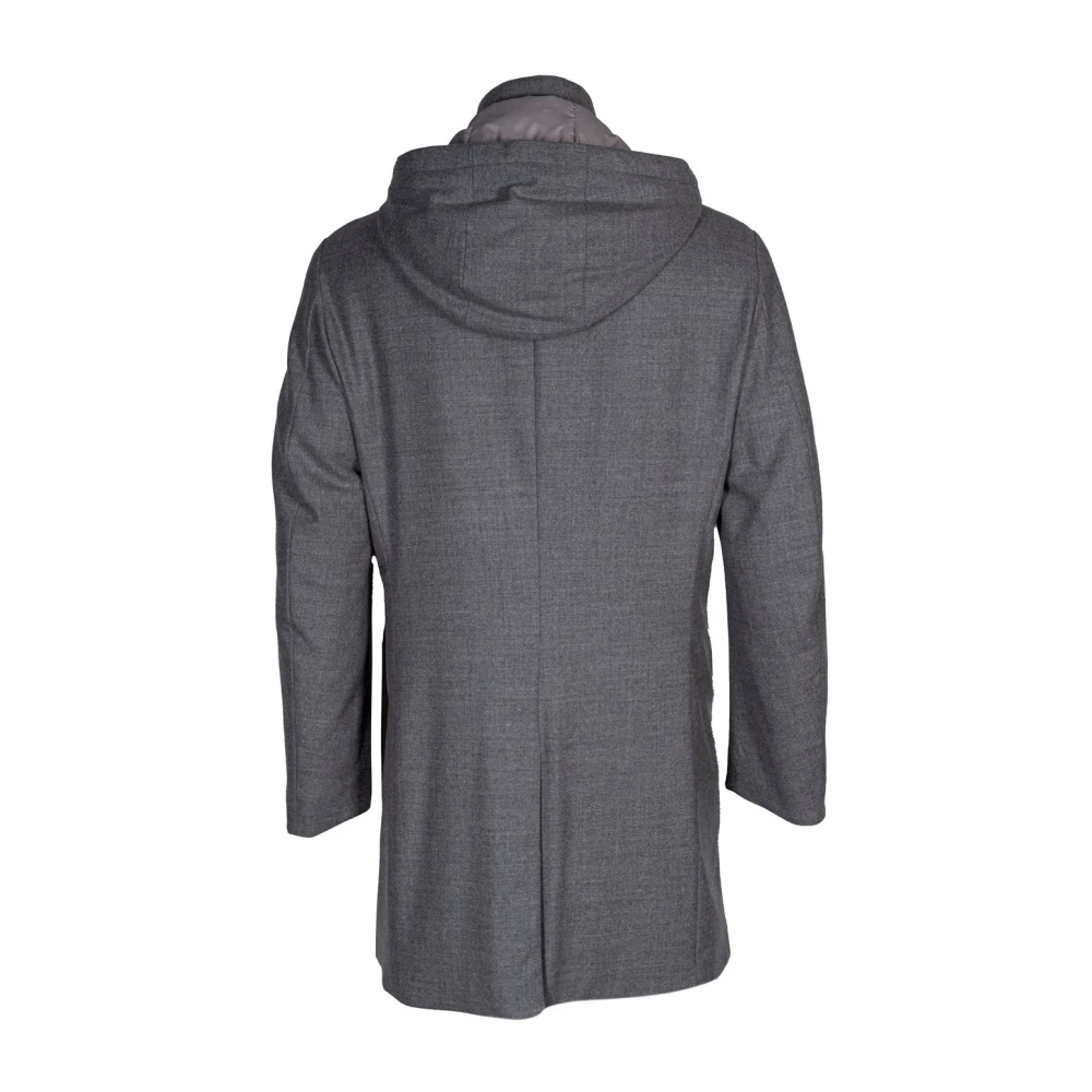 Montecore Heren technische wollen jas veren gevoerd Gray Heren