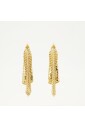 pixel-earrings-metallic-mesh-gold