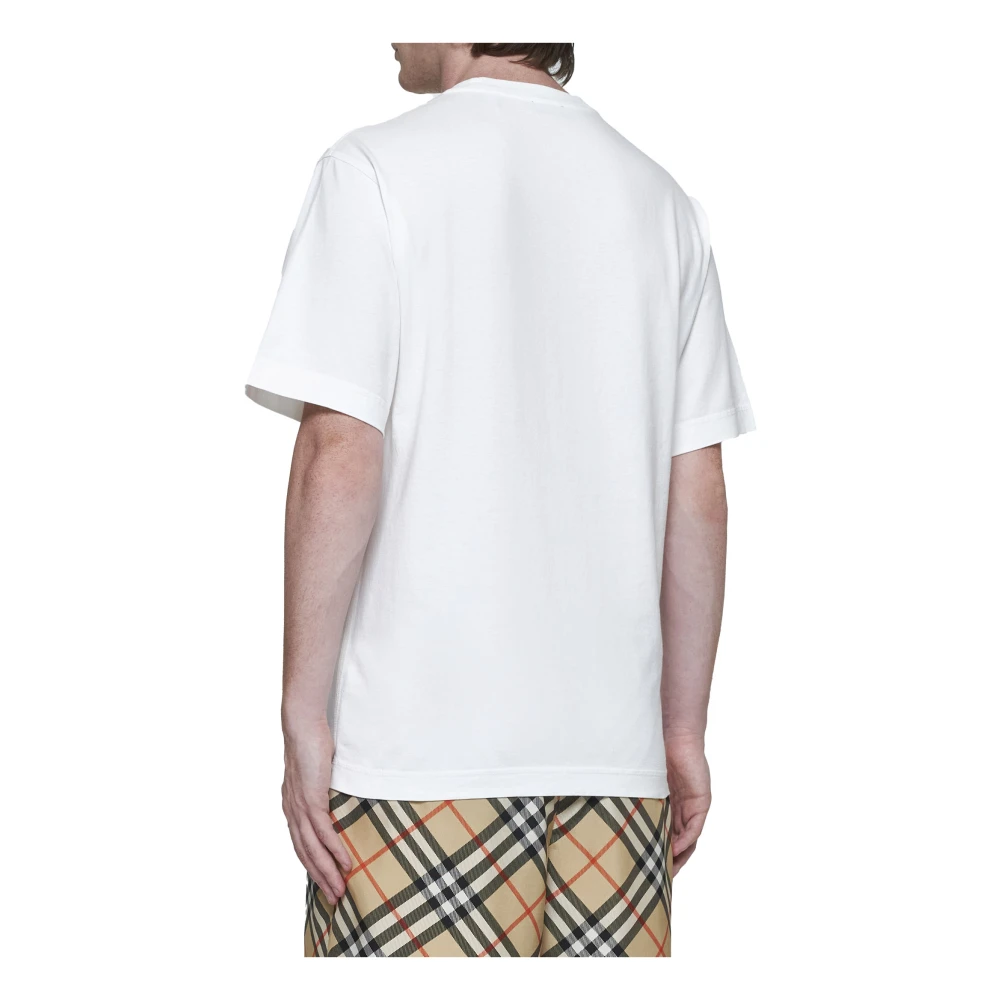 Burberry Stijlvolle T-shirts en Polos White Heren