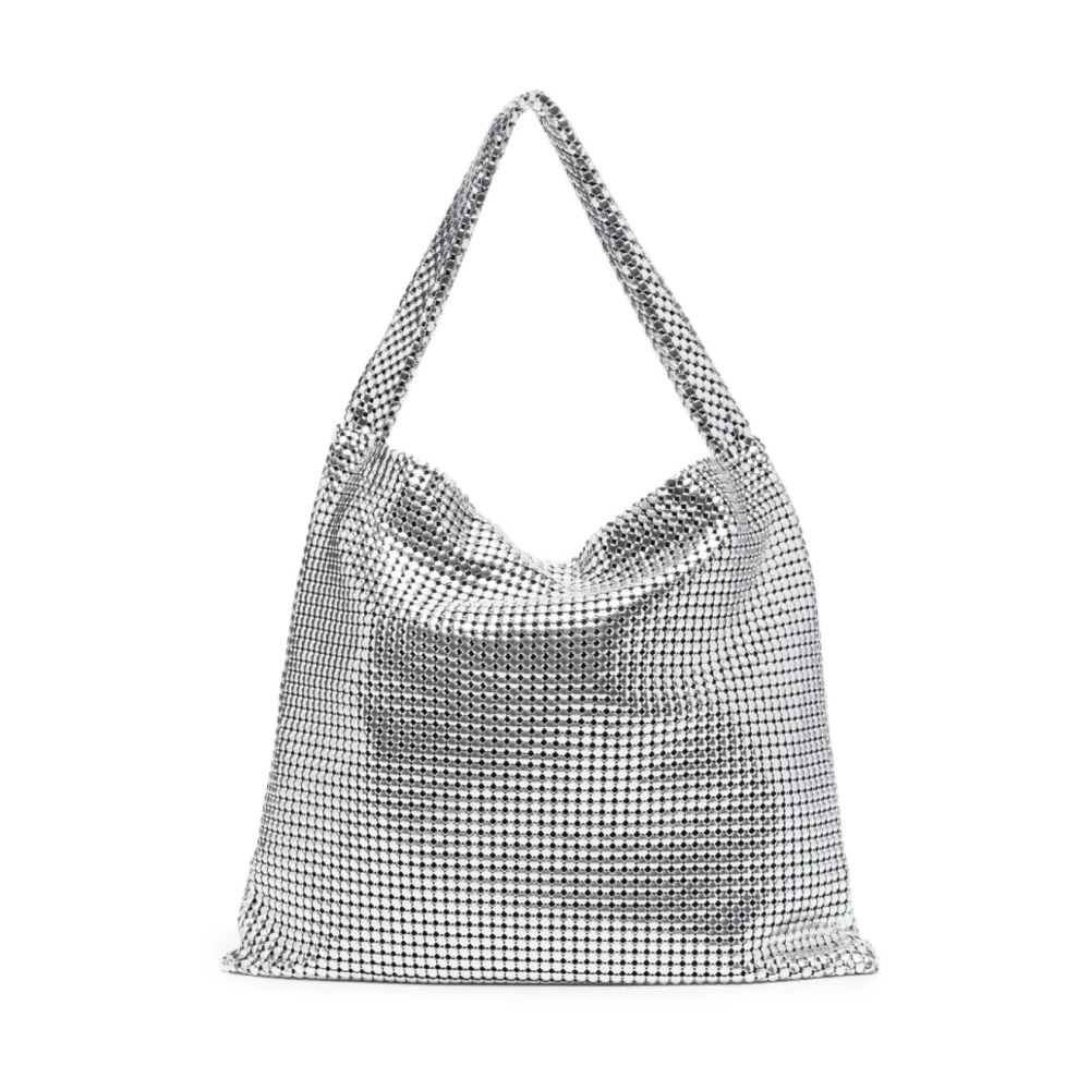 Paco Rabanne Pixel Tote Bag Aluminium Zilver Gray Dames