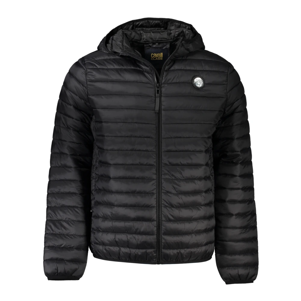 Cavalli Class Men's Black Long Sleeved Jacket - Winter Jackets - S- Jackets