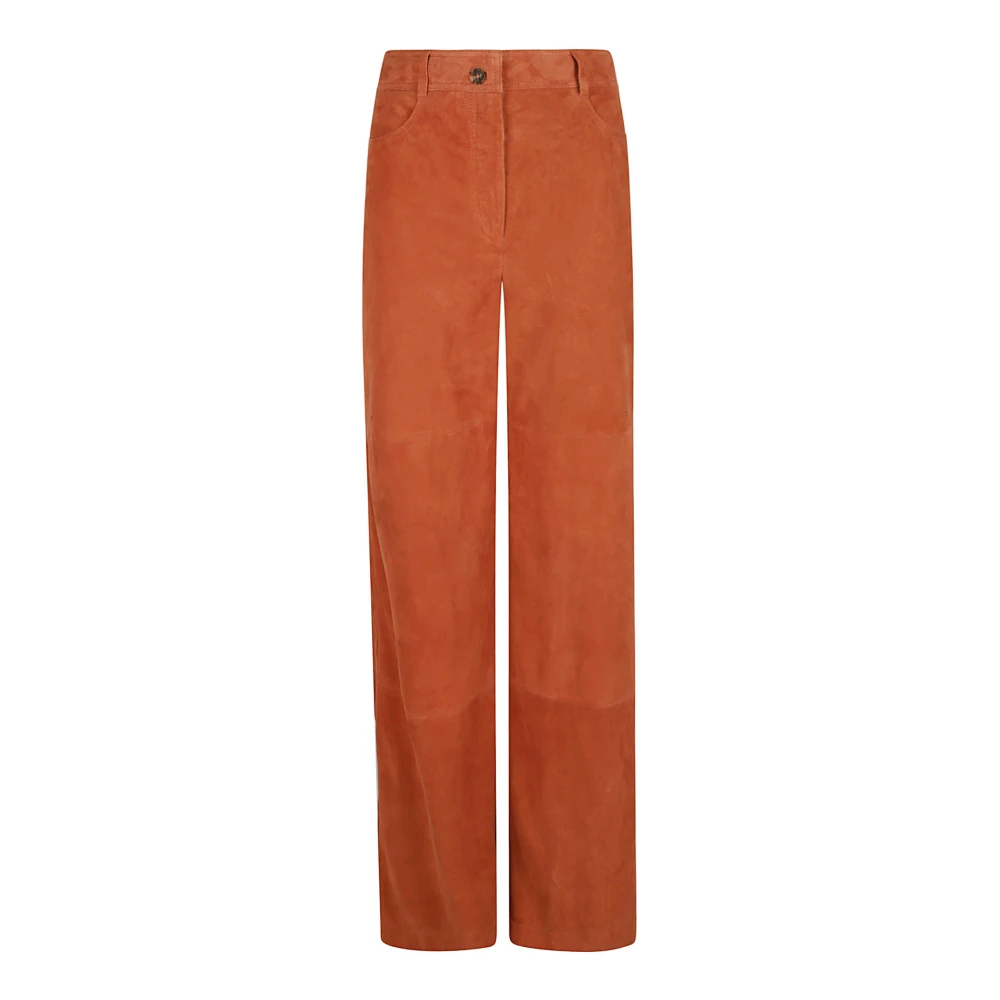 Trousers > Straight Trousers - - Alberta Ferretti - Modalova