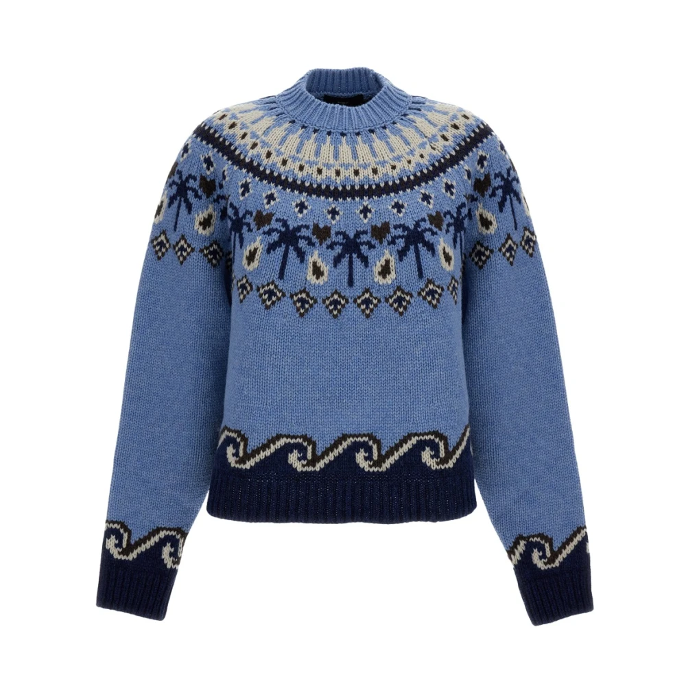 Alanui Donna Blu - Maglione Dolcevita - Knitwear - Xs