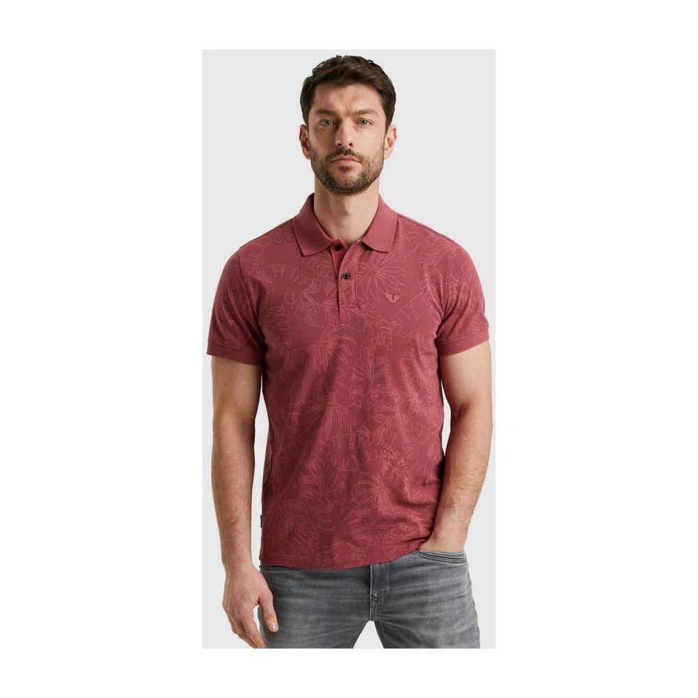PME Legend Korte Mouw Polo Single Jersey Brown Heren