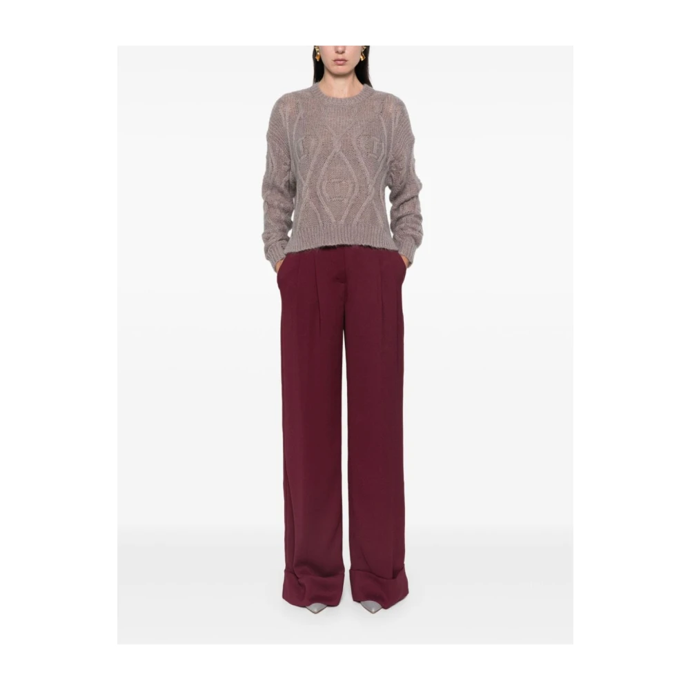 Twinset Stijlvolle Sweater Set Gray Dames