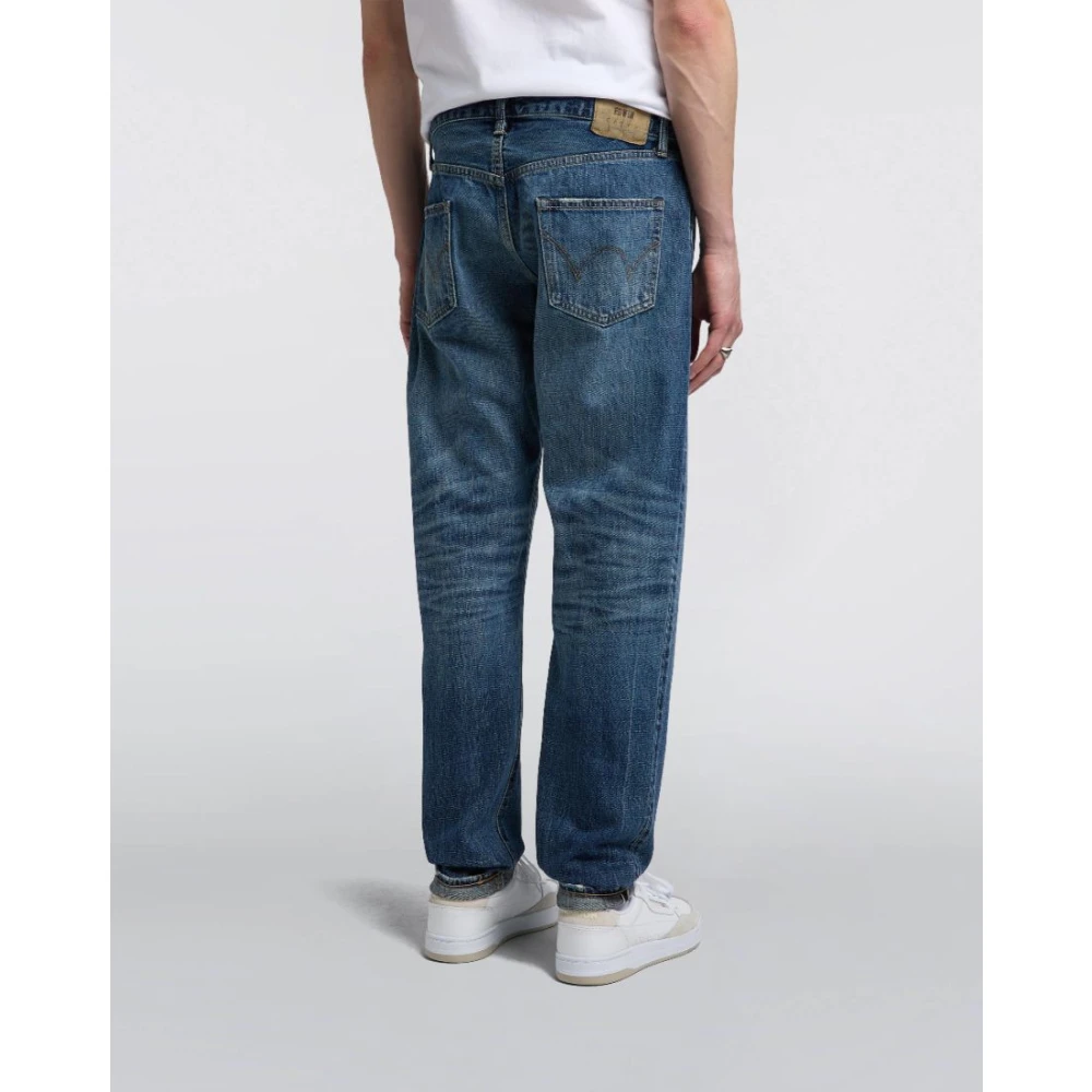 Edwin Regular Tapered Jeans Blauw Donkere Wassing Blue Heren