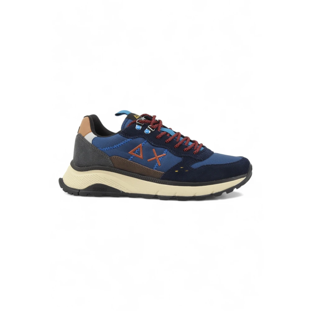 Sun68 Fire and Camping Sneaker Heren Schoenen Blauw