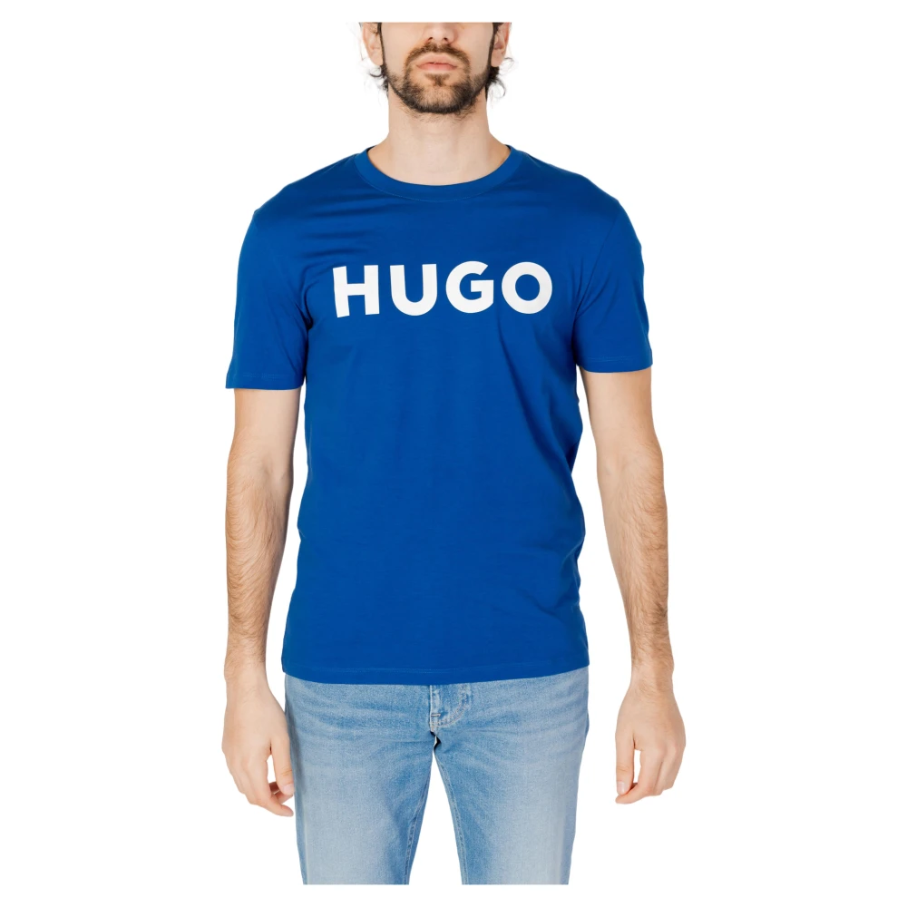 Hugo Boss Herr T-Shirt Vår/Sommar Kollektion Blue, Herr