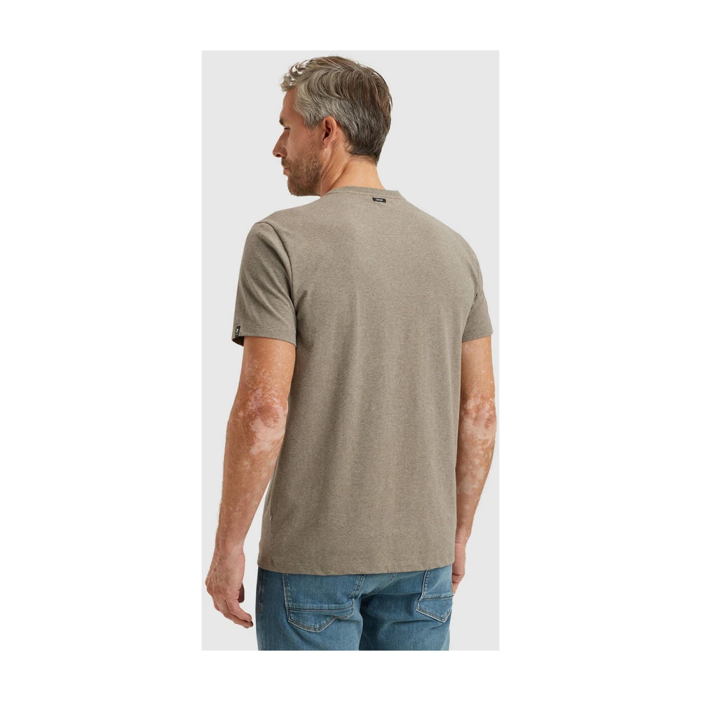 Vanguard Korte Mouw Crewneck Katoenen T-shirt Brown Heren