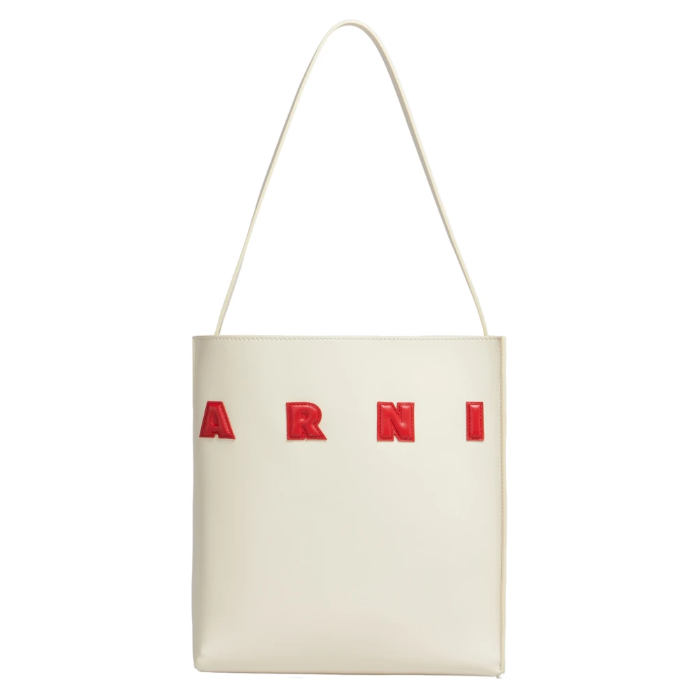 Marni Kvinno Beige Väskor Dam, One Size, Small Museo Hobo Bag