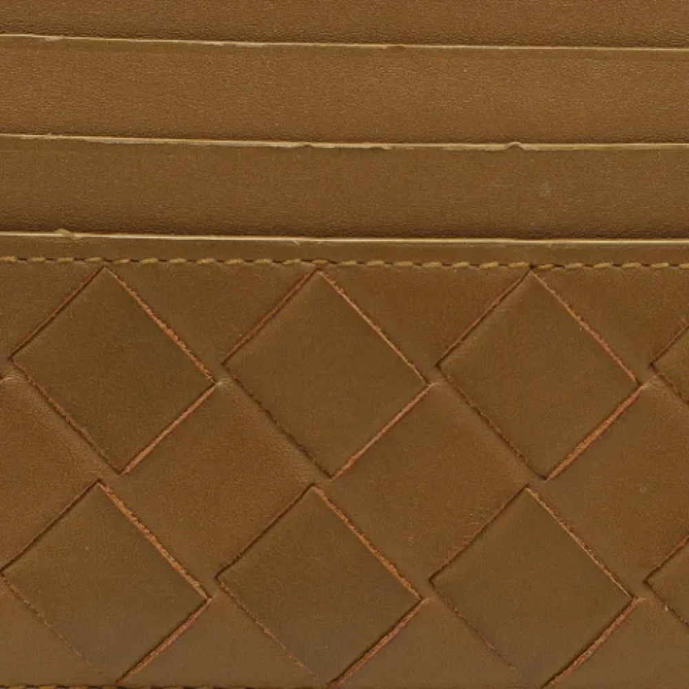 Bottega Veneta Vintage Pre-owned Leather wallets Brown Heren