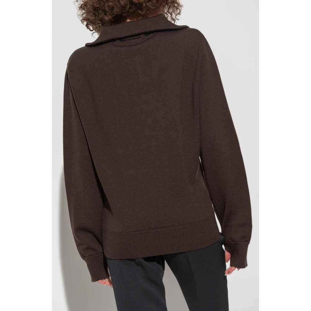 Courrèges Tucker Sweater Brown Dames