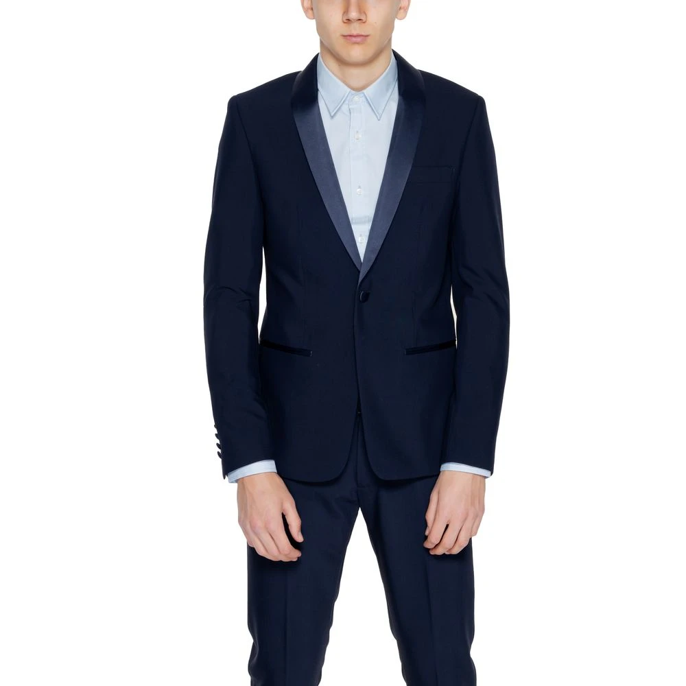 Antony Morato Men's Blue Blazers, S, Polyester Blazer