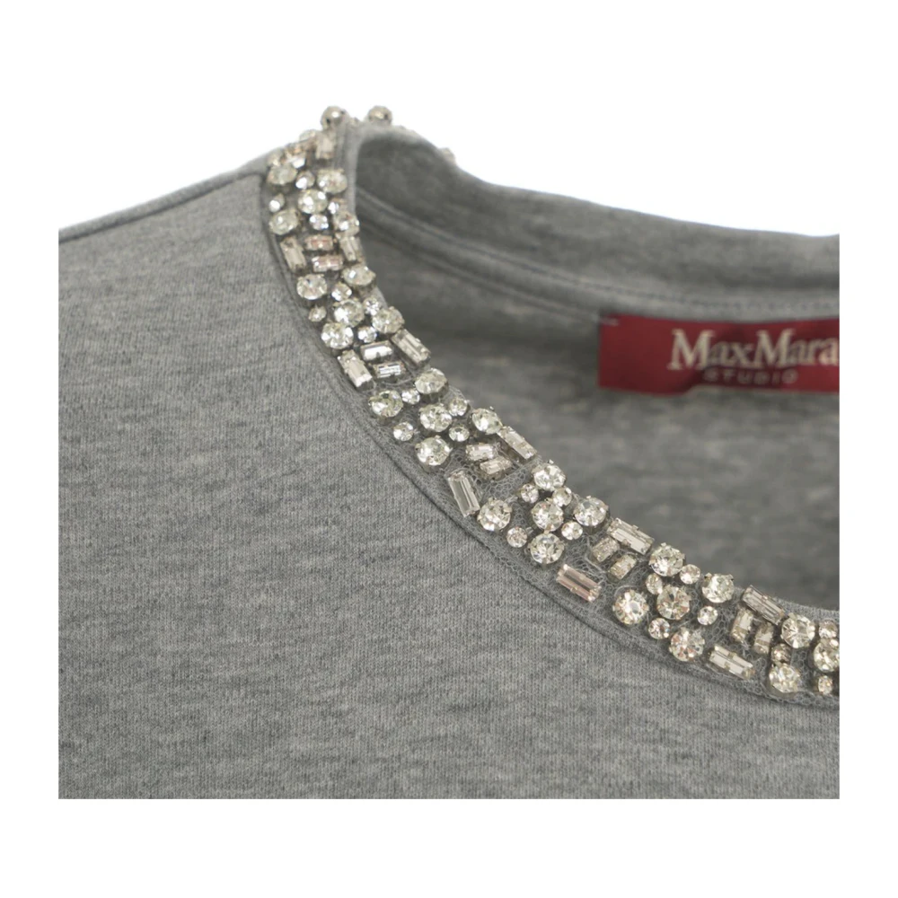 Max Mara Studio Grijze T-shirts en Polos Artur Gray Dames
