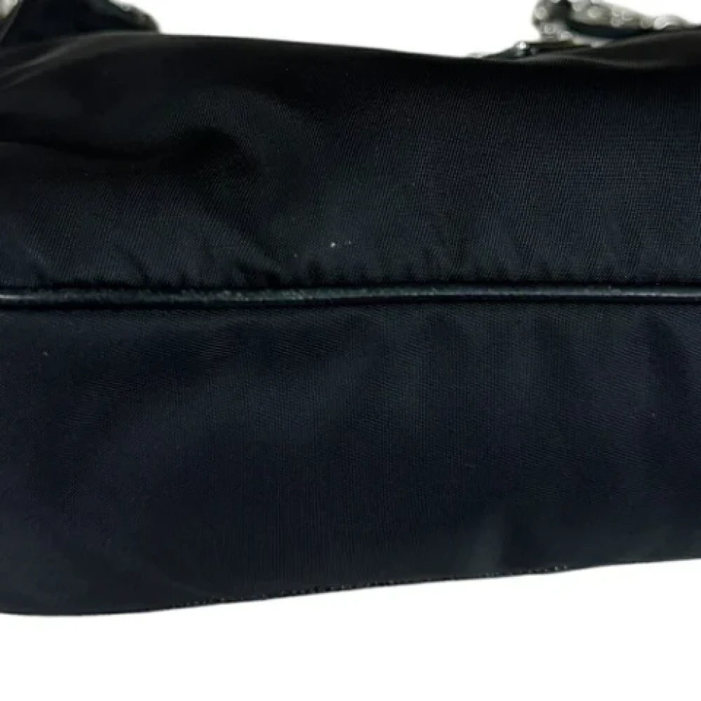 Prada Vintage Pre-owned Nylon prada-bags Black Dames