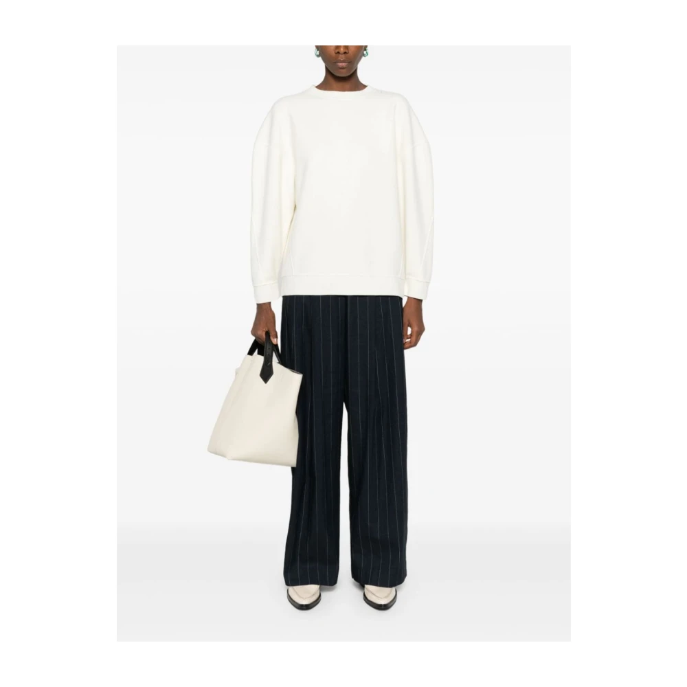 Max Mara Ivoor Wit Wol-Kasjmier Trui White Dames