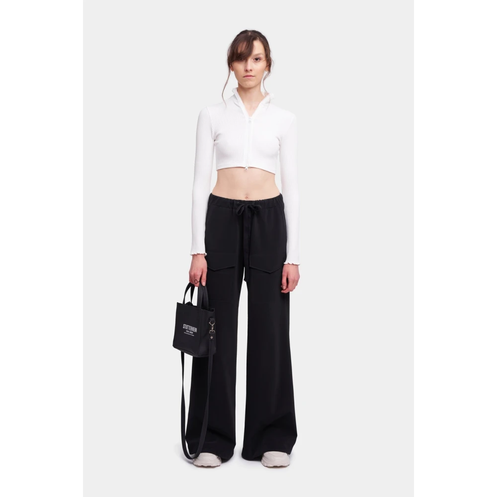 Stutterheim Waterdichte overall broek met trekkoord taille Black Dames