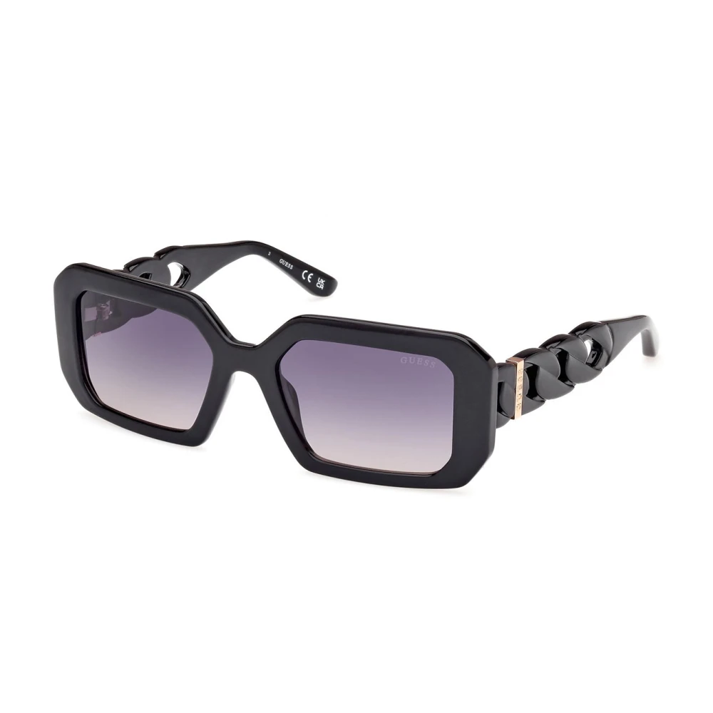 Guess Unisex Grey Stylish Sunglasses With Gradient Lenses