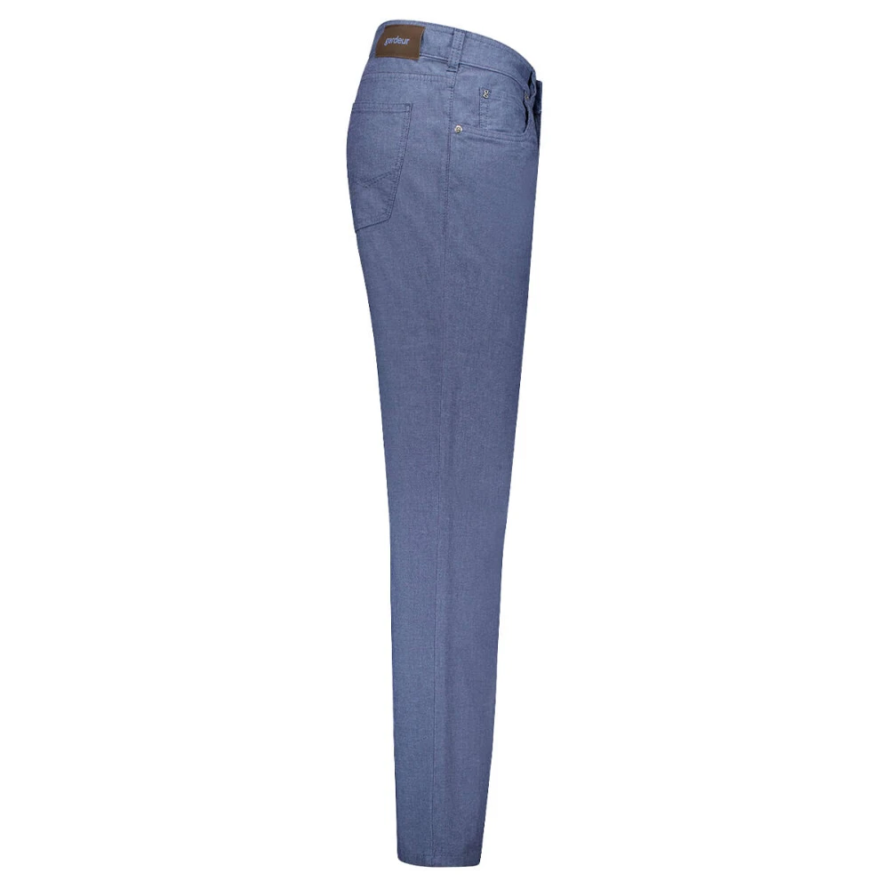 Gardeur Moderne Fit 5-Pocket Broek Blue Heren