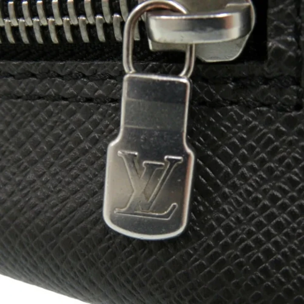 Louis Vuitton Vintage Pre-owned Leather clutches Black Dames
