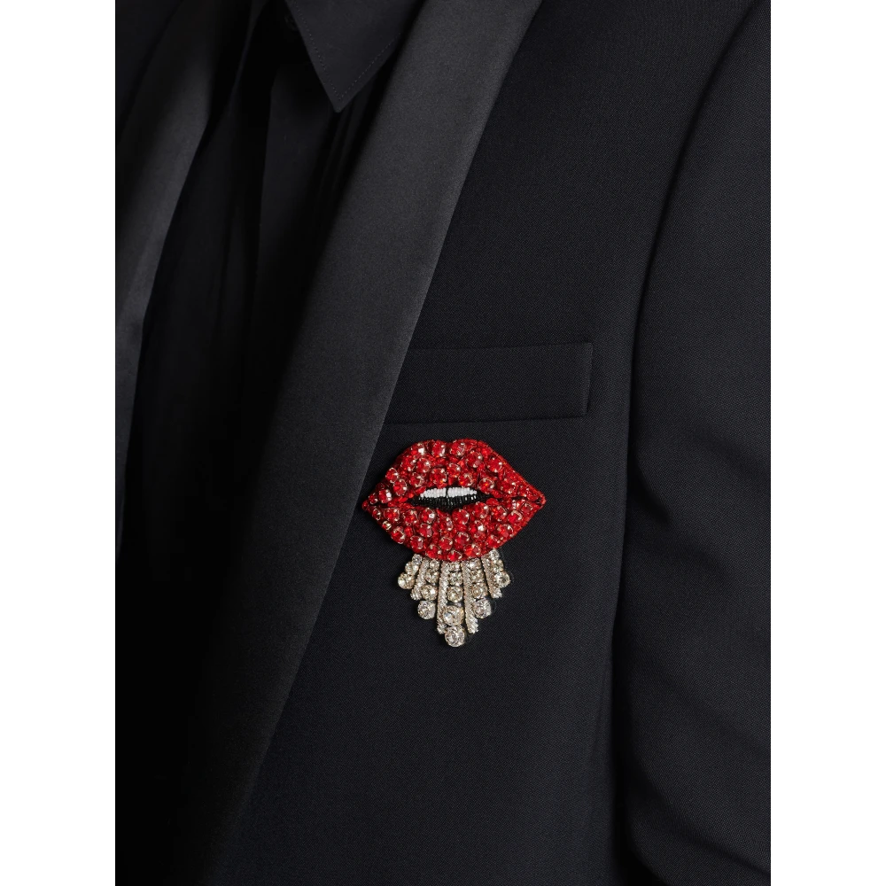 Balmain Geknipte graan de poudre jas met geborduurd embleem Black Heren
