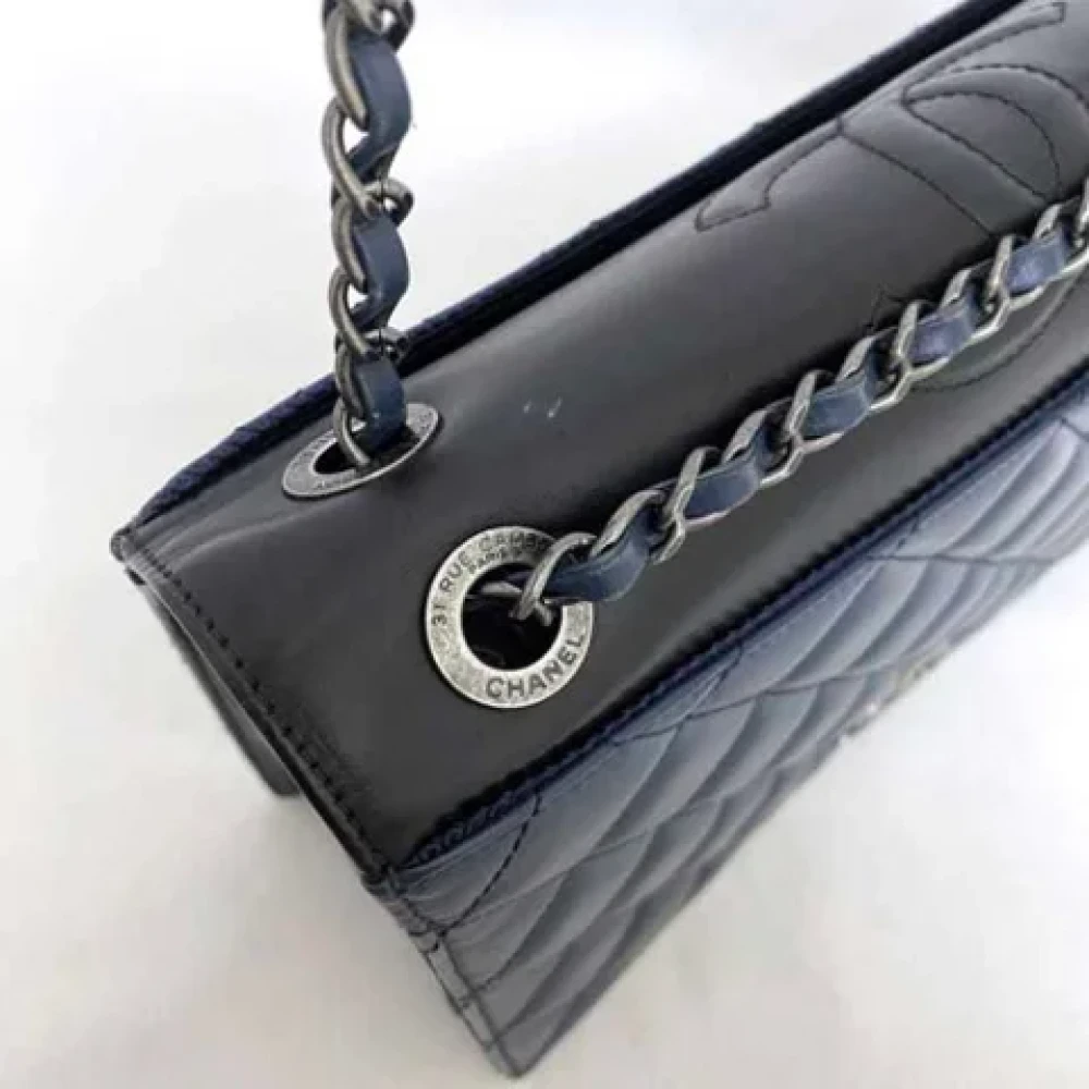 Chanel Vintage Pre-owned Fabric chanel-bags Blue Dames