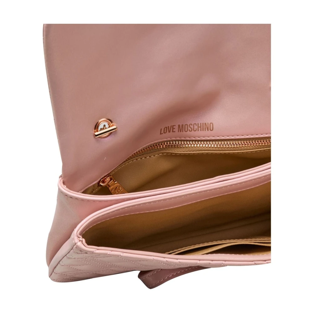 Love Moschino Schoudertas met magnetische sluiting Pink Dames
