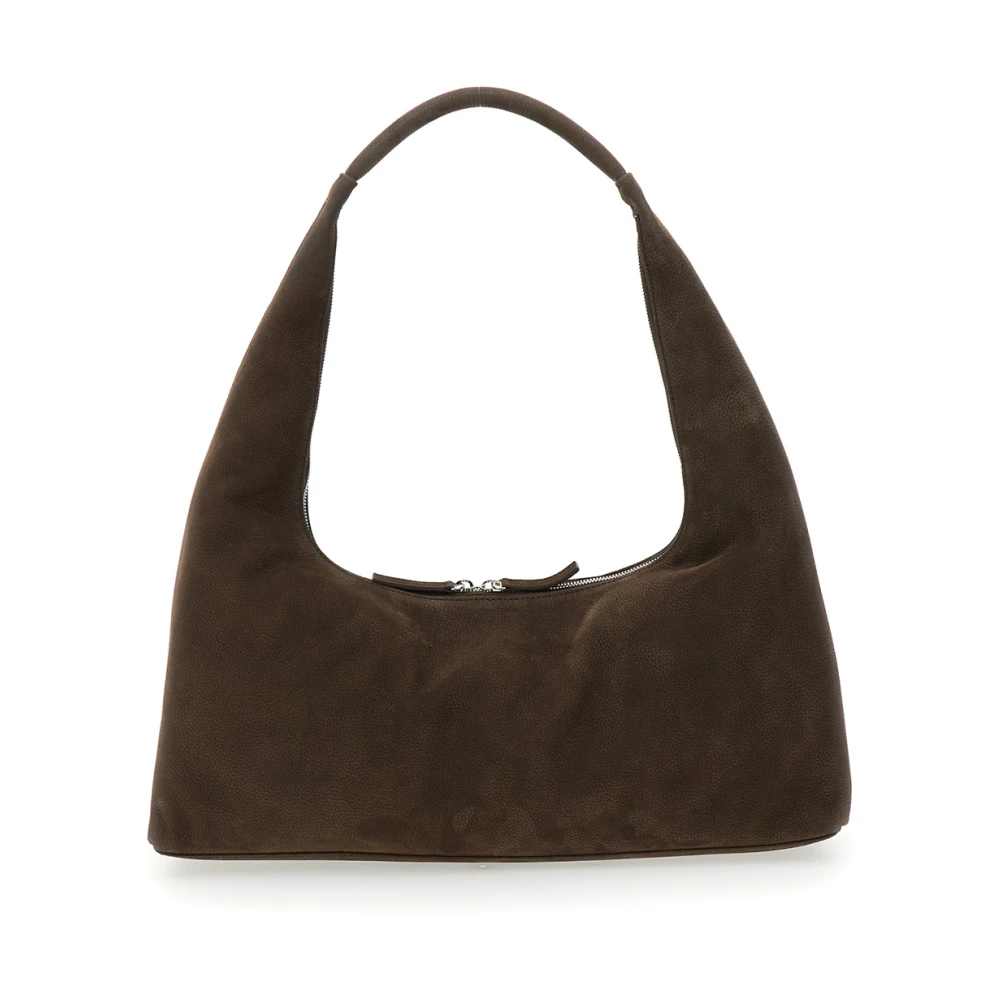 Marge Sherwood Bruine schoudertas met logobedrukking Brown Dames