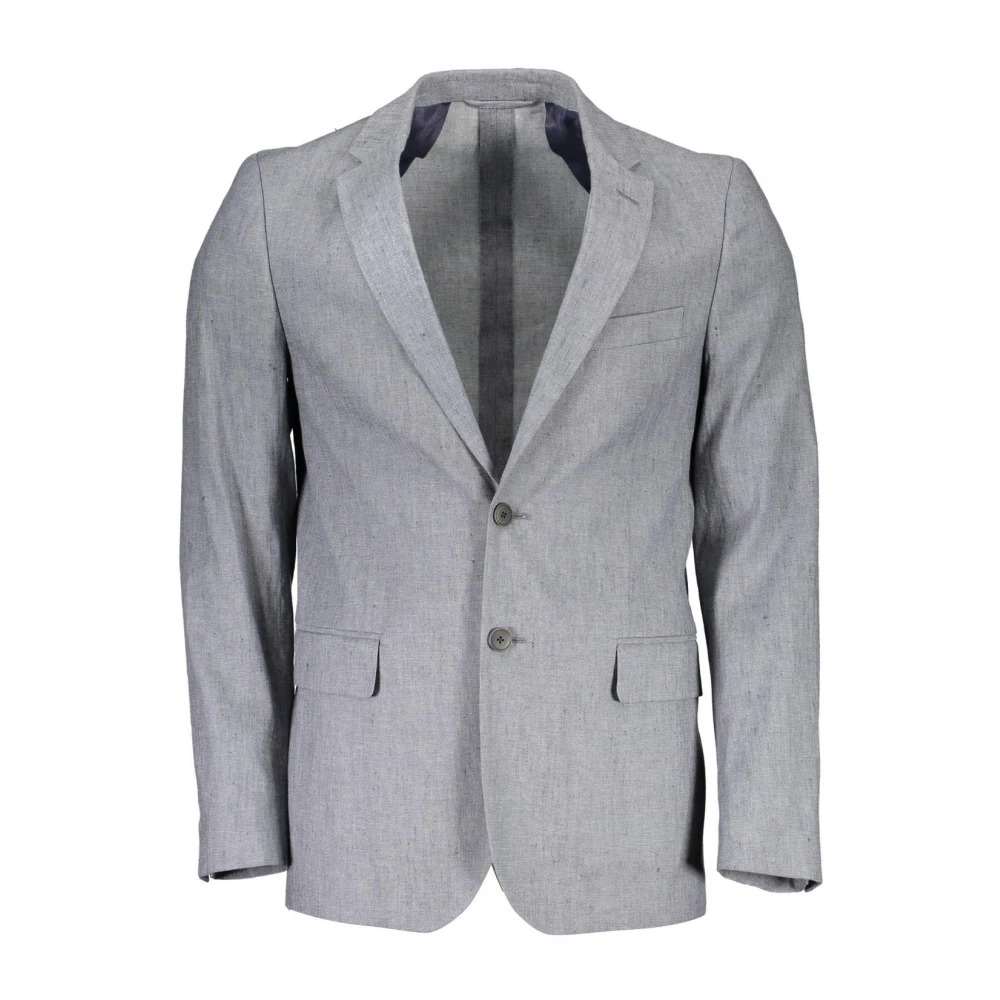 Gant - Jackets > Blazers - Gray - Gant - Modalova