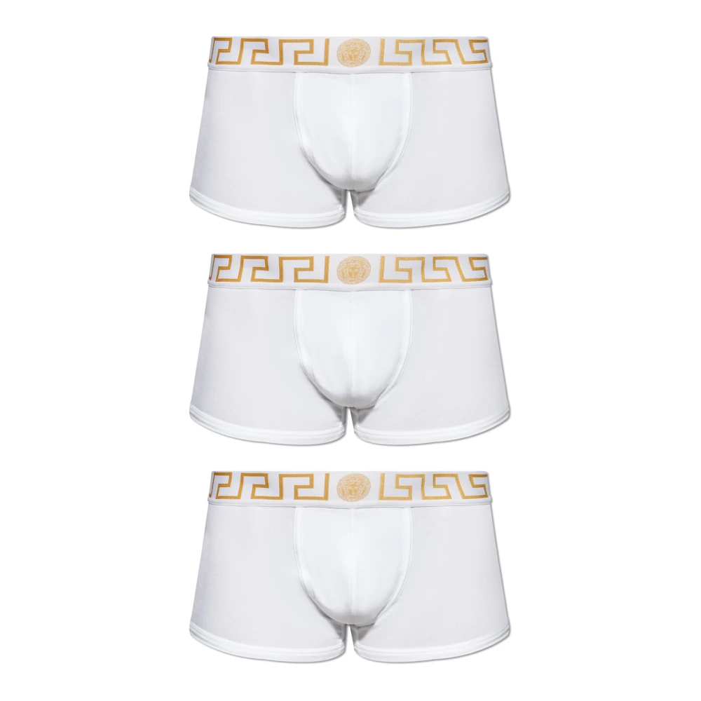 Versace Homme Blanc - Lot De Trois Caleçons - Sous-Vêtements - Taille: 3XL