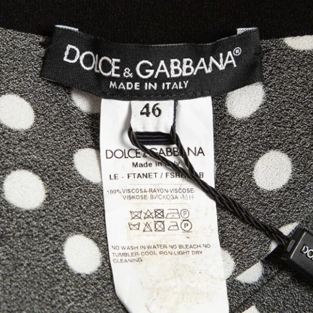 Dolce & Gabbana Pre-owned Fabric bottoms Black Dames