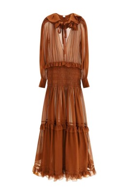 romantic-silk-dress-with-puff-sleeves